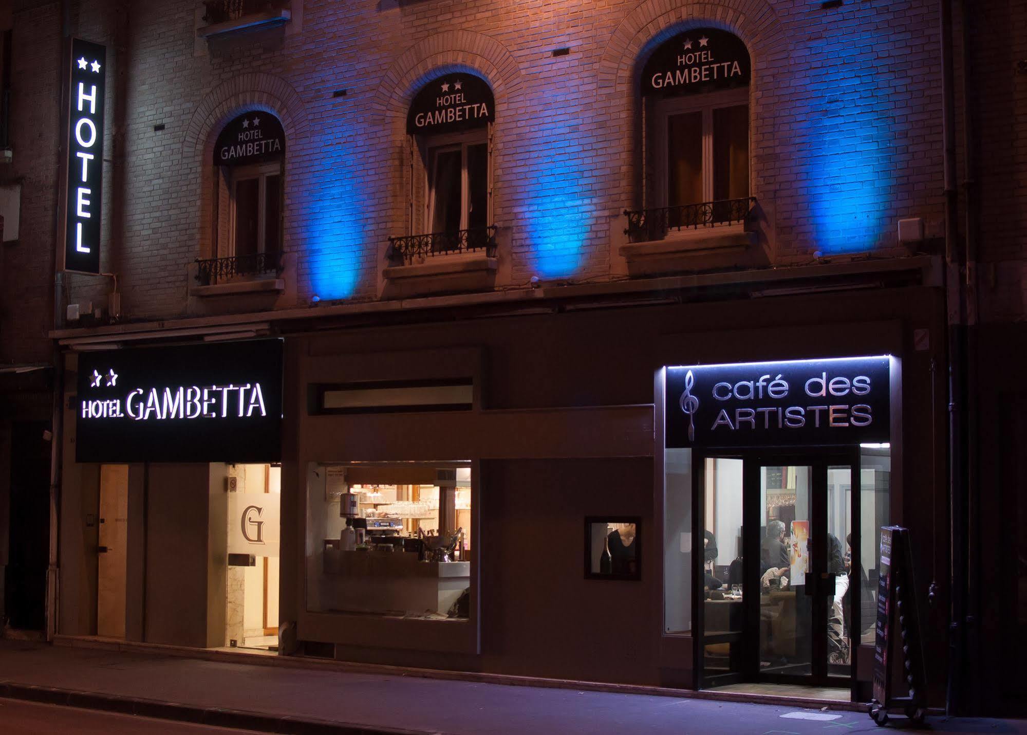 Hôtel Gambetta - Café Des Artistes Reims Buitenkant foto